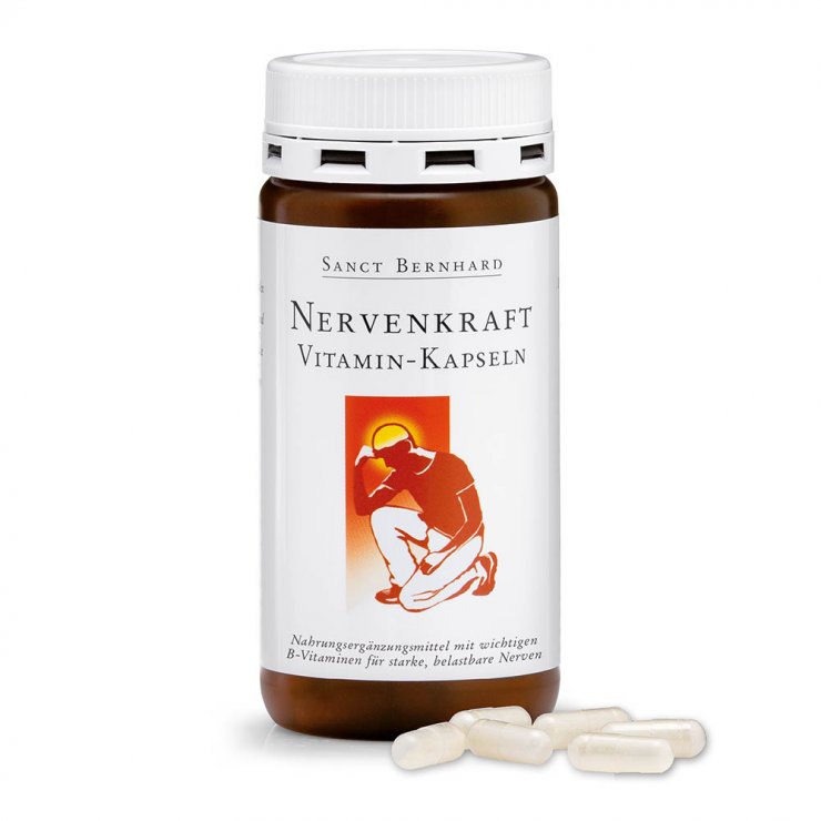 Nerve Strength Vitamin Capsules, 180 capsules