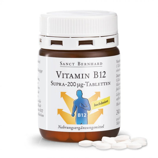 Vitamin B12 Supra 200 µg, 240 tablets