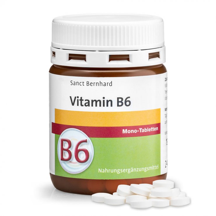 Vitamin B6 Mono-Tablets, 240 tablets for 2 month