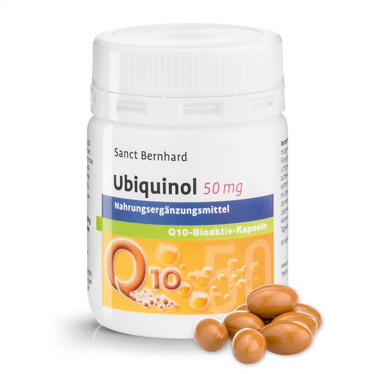 Ubiquinol 50 mg Q10 Bioactive Capsules, 75 capsules