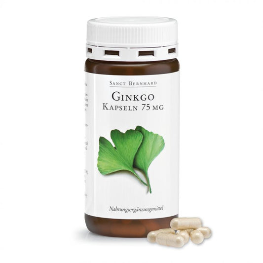 Ginkgo Capsules 75 mg, 240 capsules