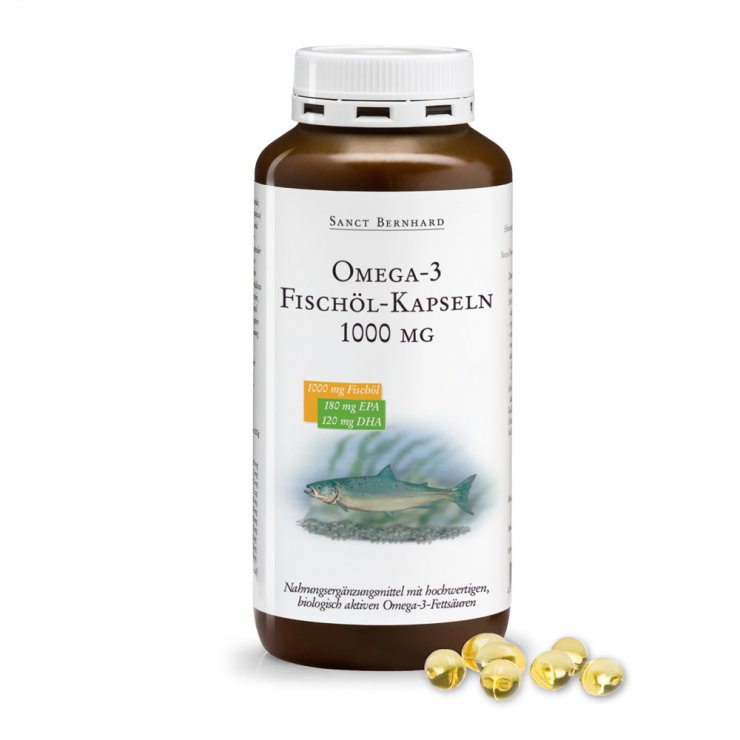 Omega 3 Fish Oil Capsules 1000 mg, 220 capsules