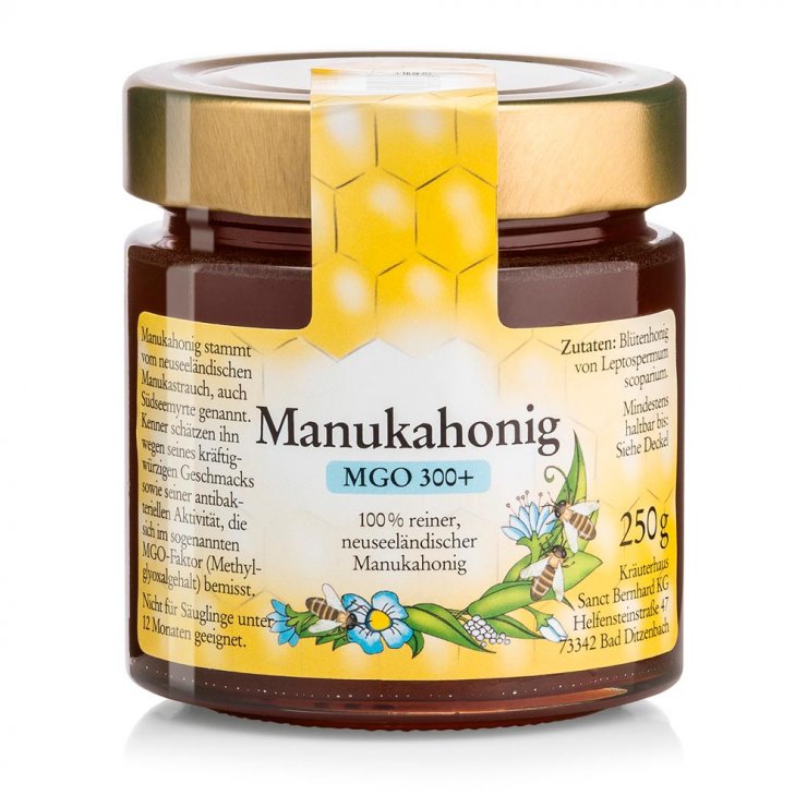 Manuka Honey 300+, 250 ml (antibacterial activity)